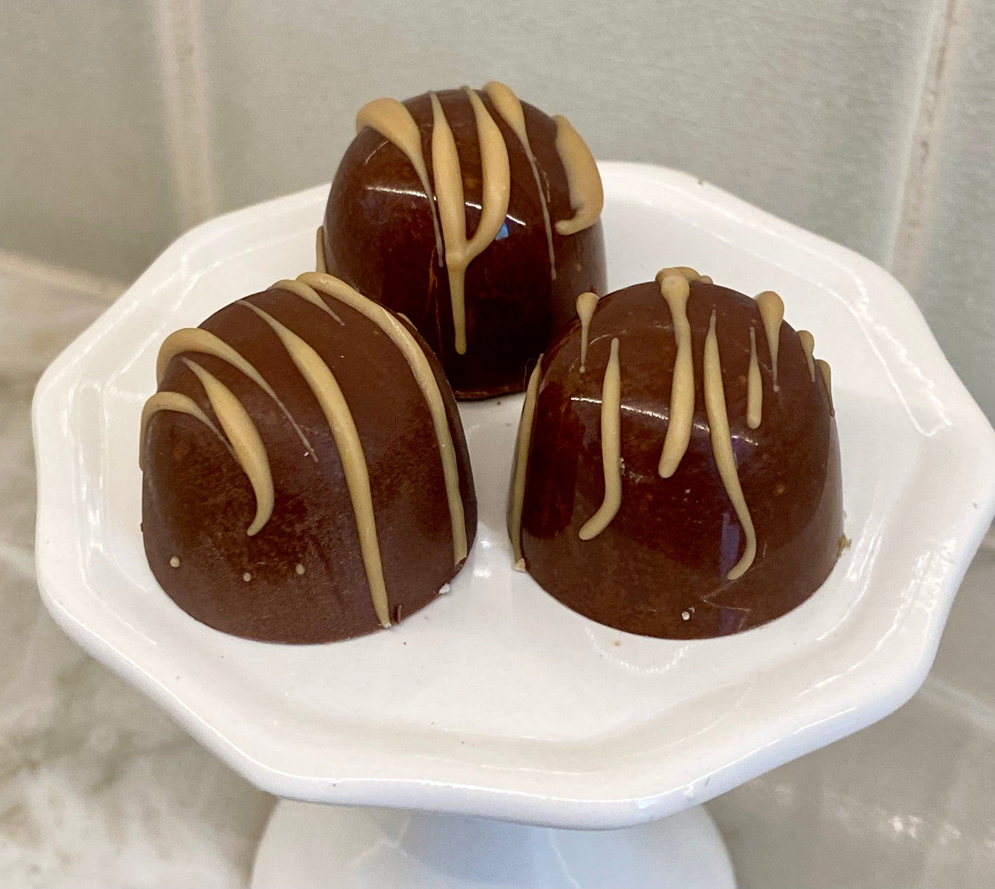 6 Chocolate Caramel Toffee Hazelnut Praline Bonbons-Total Bliss! - Confectionery Cuisine