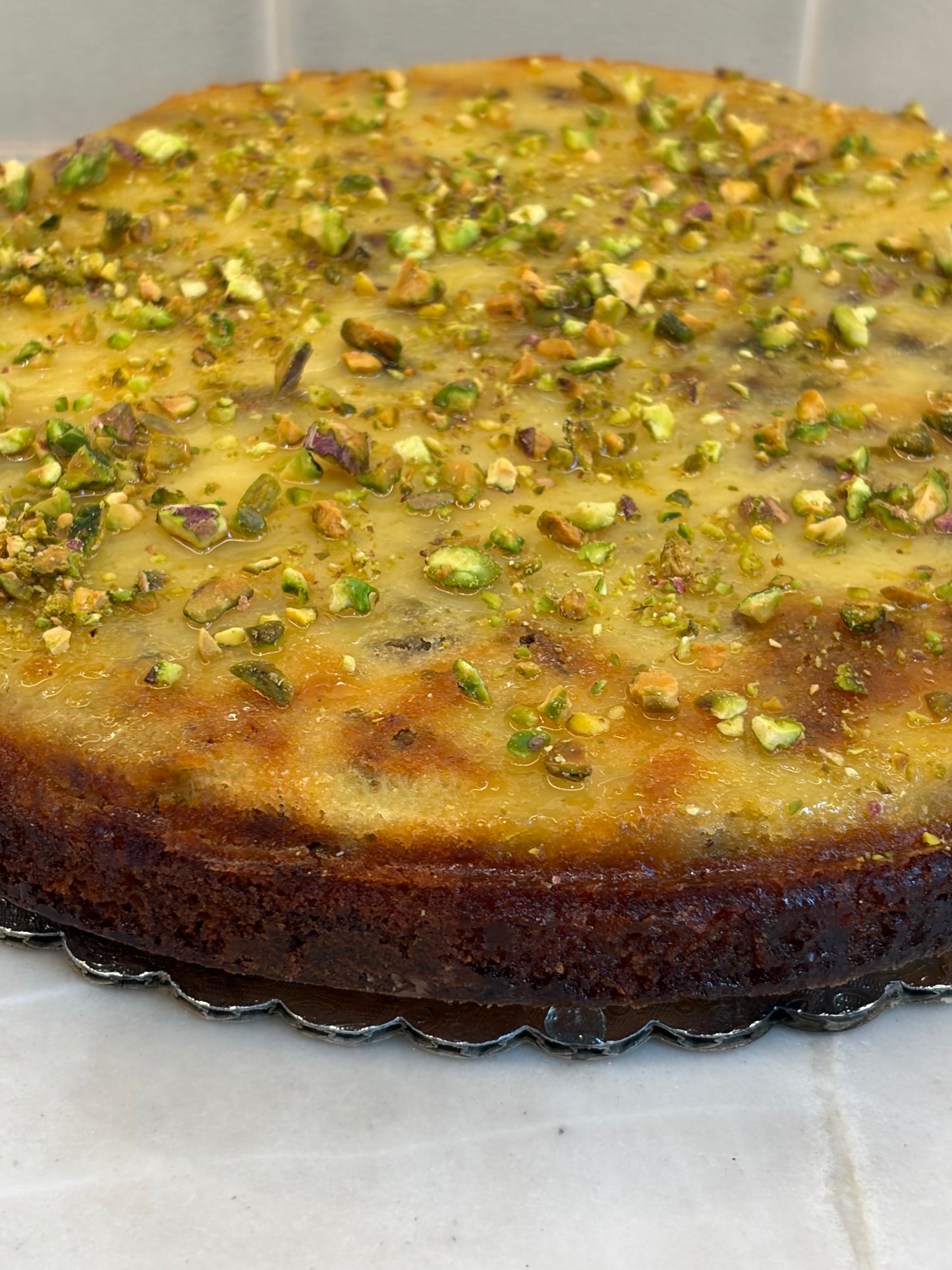 Gourmet Flourless Lemon Pistachio Cake