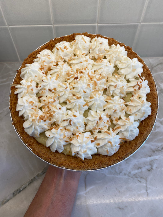 Coconut Cream Pie Homemade 9" - Confectionery Cuisine