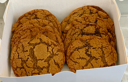 Crisp and Chewy Ginger Snap Cookies Doz. - Confectionery Cuisine