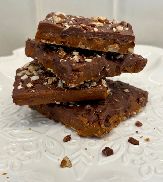 Traditional Toffee Chocolate Almond Pecan - Confectionery Cuisine