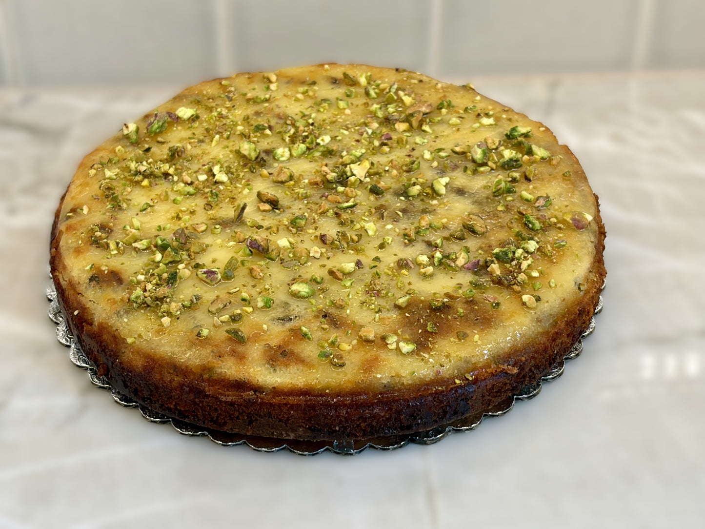 Gourmet Flourless Lemon Pistachio Cake