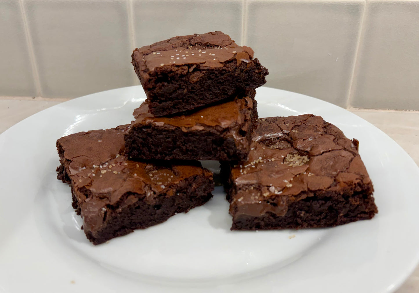 Decadent Fudgy Dark Chocolate Brownies