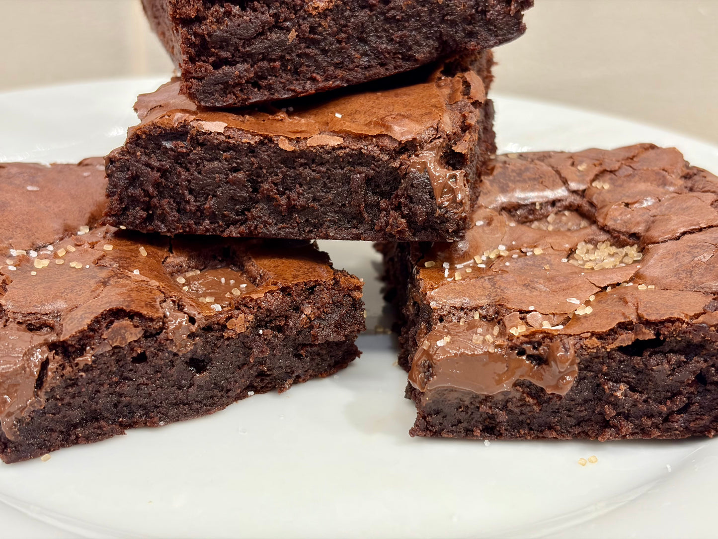 Decadent Fudgy Dark Chocolate Brownies