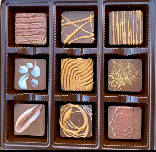 Gourmet Sea Salt Caramels Milk or Dark Chocolate 9, 12, 24 Count