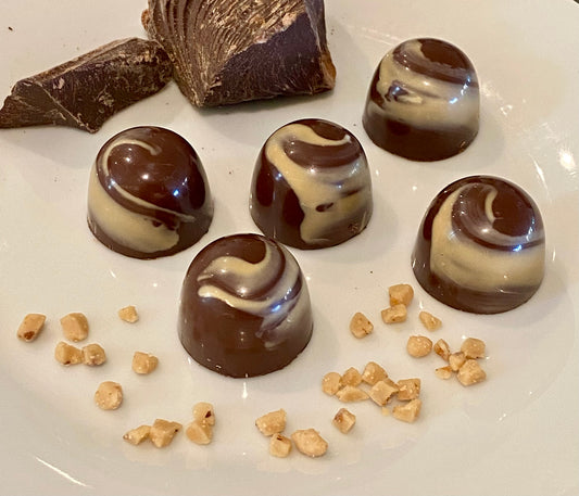 Semisweet Chocolate Pecan Toffee Bonbons - Confectionery Cuisine