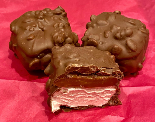 Chocolate Covered Marshmallow Caramel Scotchmallows - Confectionery Cuisine